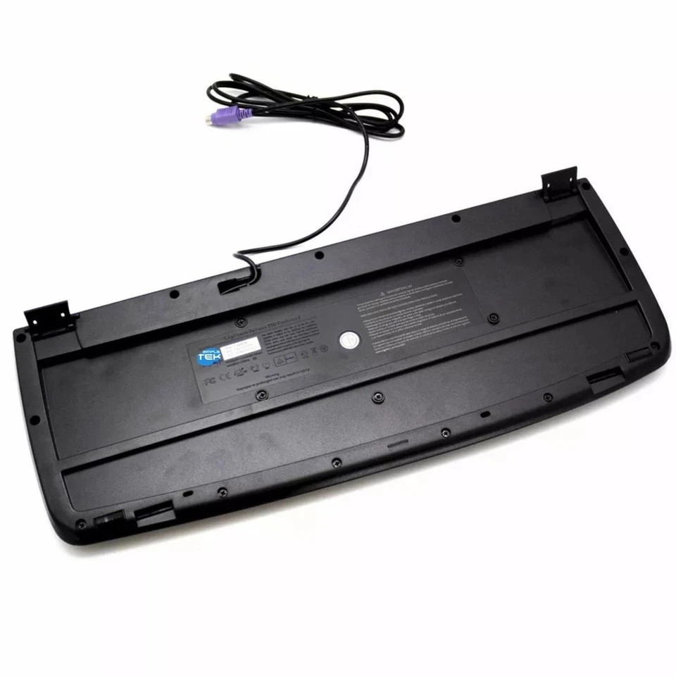 Logitech Deluxe 250 Keyboard PS2 Layout French Azerty Fr Wired With Cable - Image 2 of 4