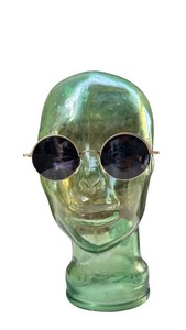 RARE Genuine Vintage MIYAKE Design Studio Round Sunglasses Bronze Dark Lenses Issey Miyake Sunglasses | eBay main image 4