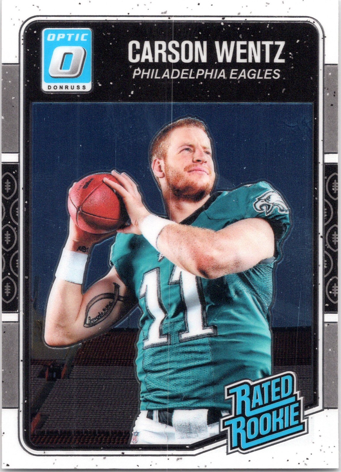 2016 Donruss Optic - Rated Rookie Carson Wentz #156 (RC)