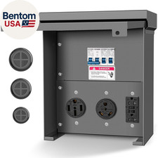 Temporary Power Outlet Panel,Rv Electrical Panel,50 30 20 Amp Rv Power Outlet Bo