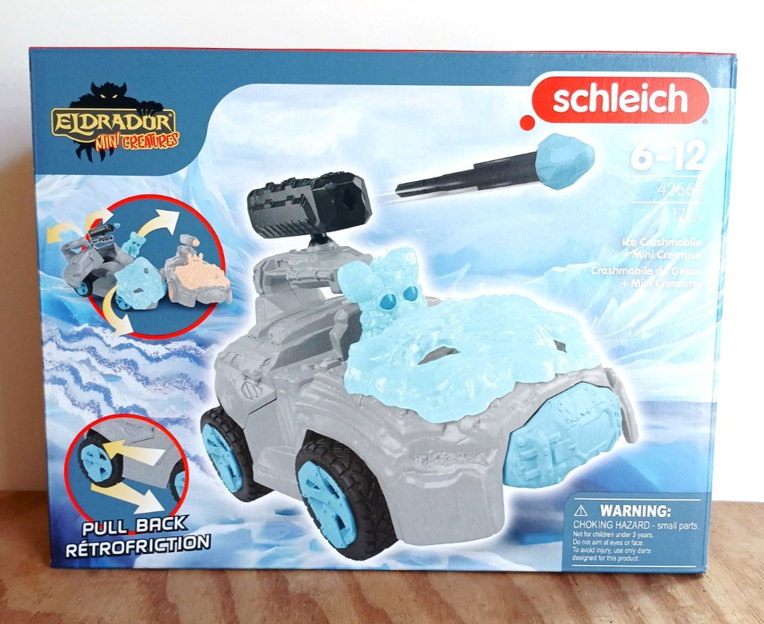Schleich Gris 42669 Eldrador Creatures Crashmobile De Glace Avec Mini Creature - Coffret Voiture Avec Figurine Fantastique - Neuf - Image 2