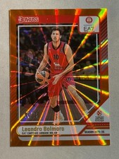 2024-25 Donruss Euroleague Orange Laser Leandro Bolmaro /75 #89 EA7 Emporio
