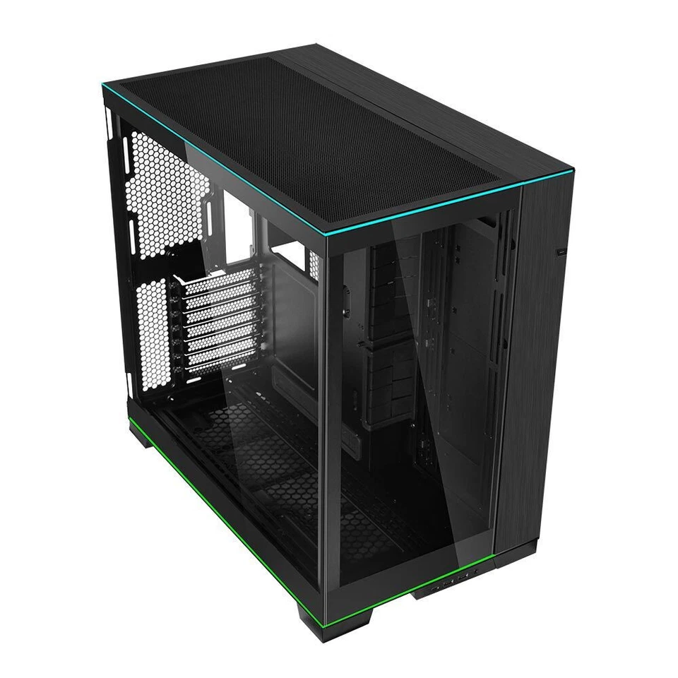 Lian Li O11D EVO RGB Tempered Glass ATX Mid-Tower Computer Case - Black - Image 2 of 4