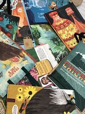 Set of 5 BRUISED Trader Joe's ECO Reusable Shopping Grocery Gift Tote Bags New