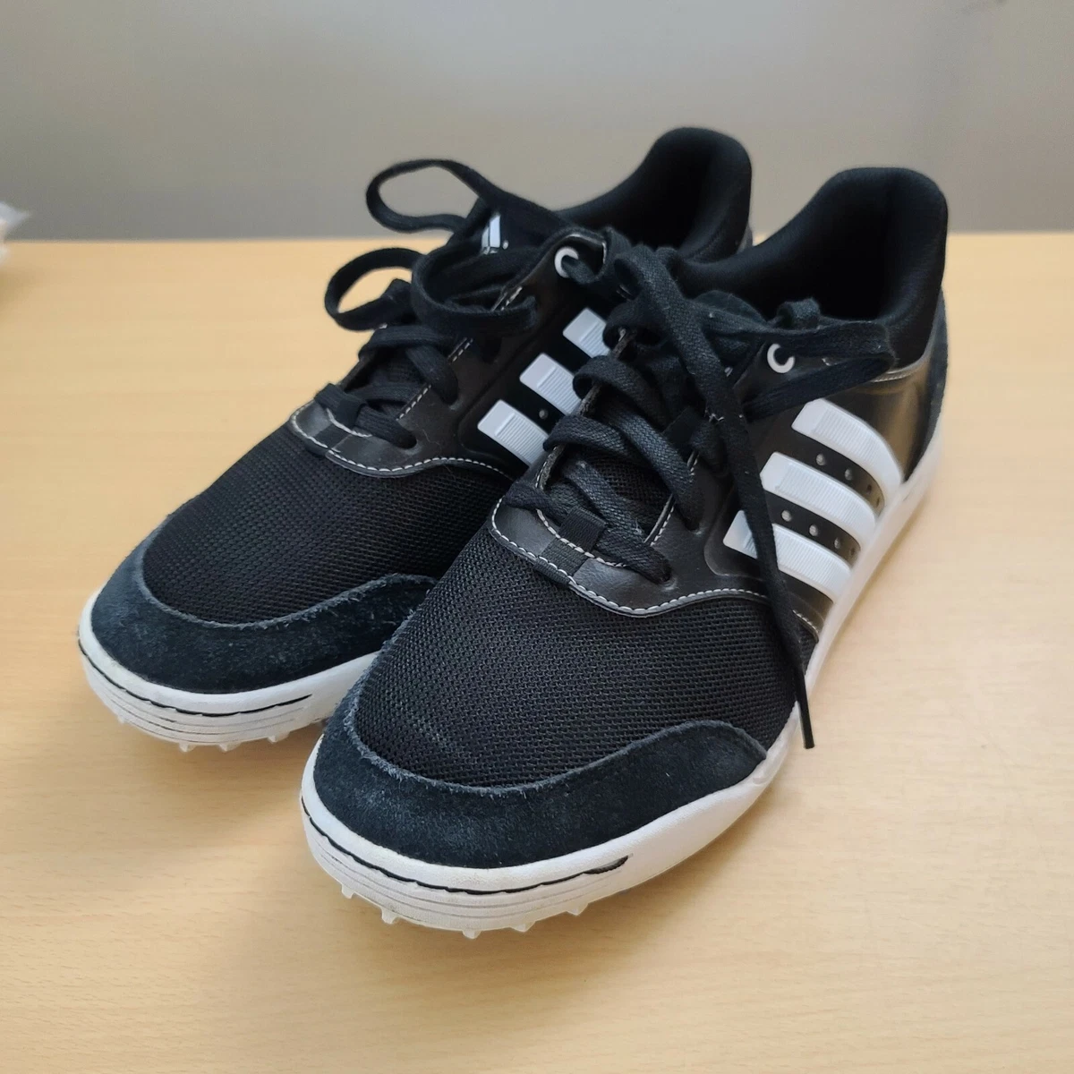 Adidas Adicross III Mens Black White Golf Shoes Size 9 Q44618 |