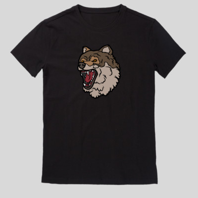 wolf dad t shirt