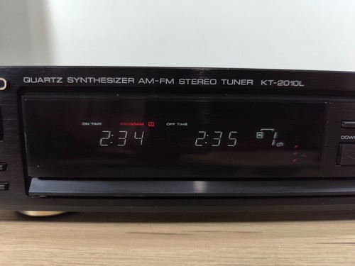 KENWOOD KT-2010L SINTONIZZATORE RADIO DIGITALE AM/FM STEREO TUNER + TIMER ON OFF - Foto 9 di 12