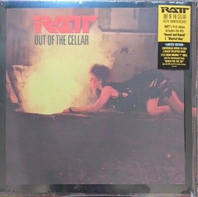 Ratt    Out Of The Cellar LP + 7'' Colored Vinyl Album 3D Cover SEALED NEW RECORD