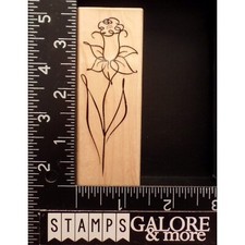 HERO ARTS RUBBER STAMPS G4997 FLOURISH DAFFODIL GARDEN FLOWER 1877