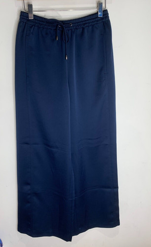 Jaeger, Jaeger wide leg trousers UK 8 VGC navy classic smart casual lounge palazzo