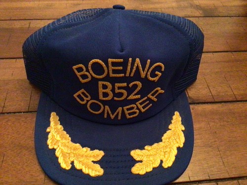 Vintage Boeing B52 Bomber Hat Snapback 