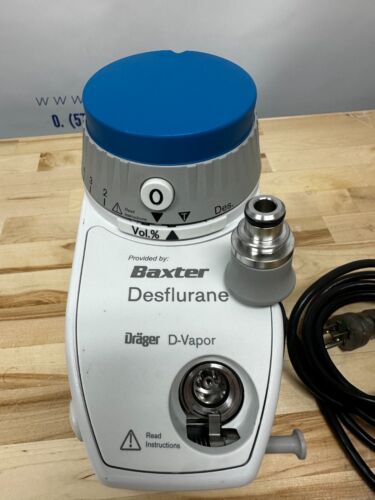 Máquina de anestesia vaporizador de desflurano Drager M35500-20 D-Vapor S2000 - Imagen 2 de 4