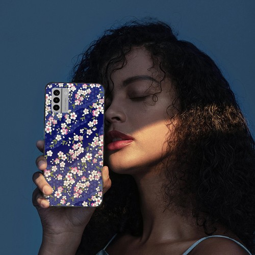 Coque téléphone étanche florale vive pour Nokia C210 G310 C300 C200 G400 C110 - Photo 39 sur 72