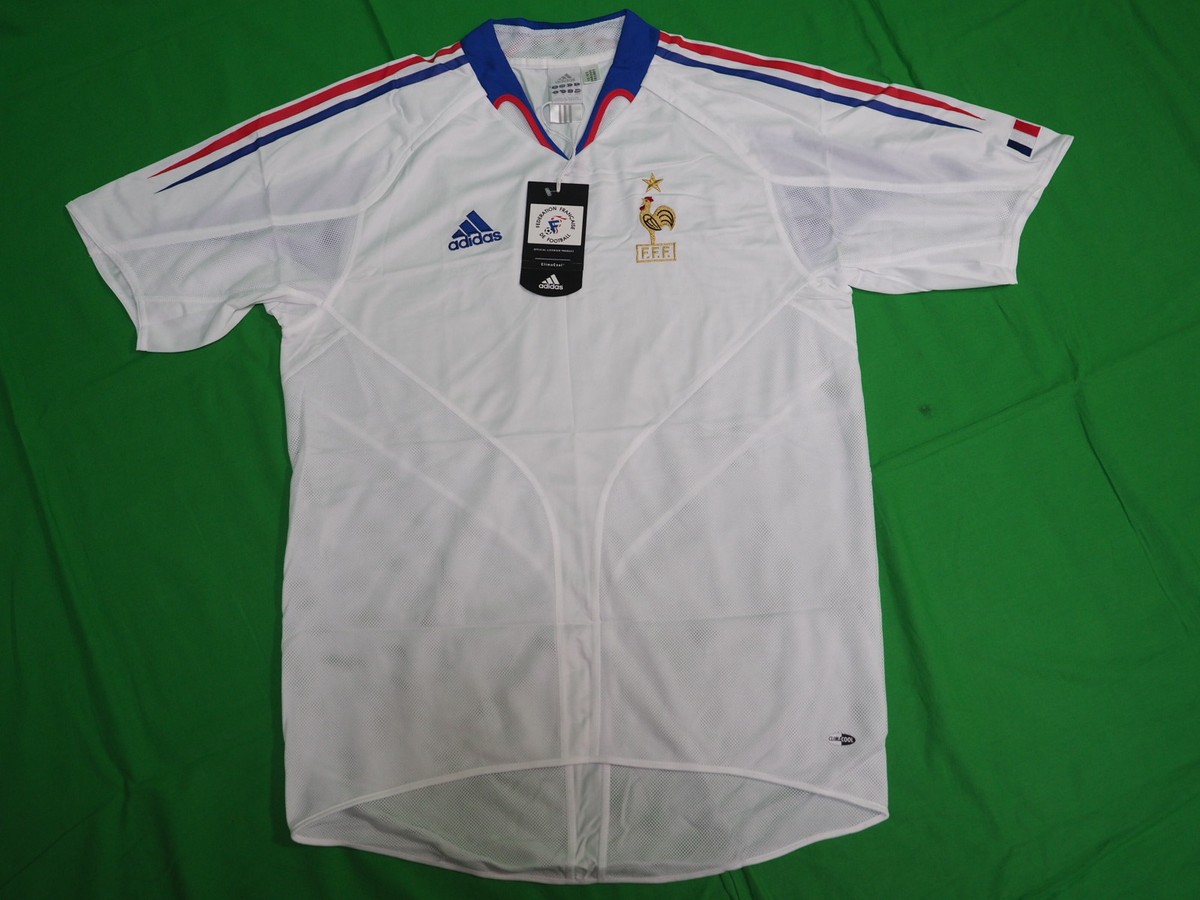 2004-2005 France FFF Jersey Shirt Maillot Away UEFA EURO Adidas 