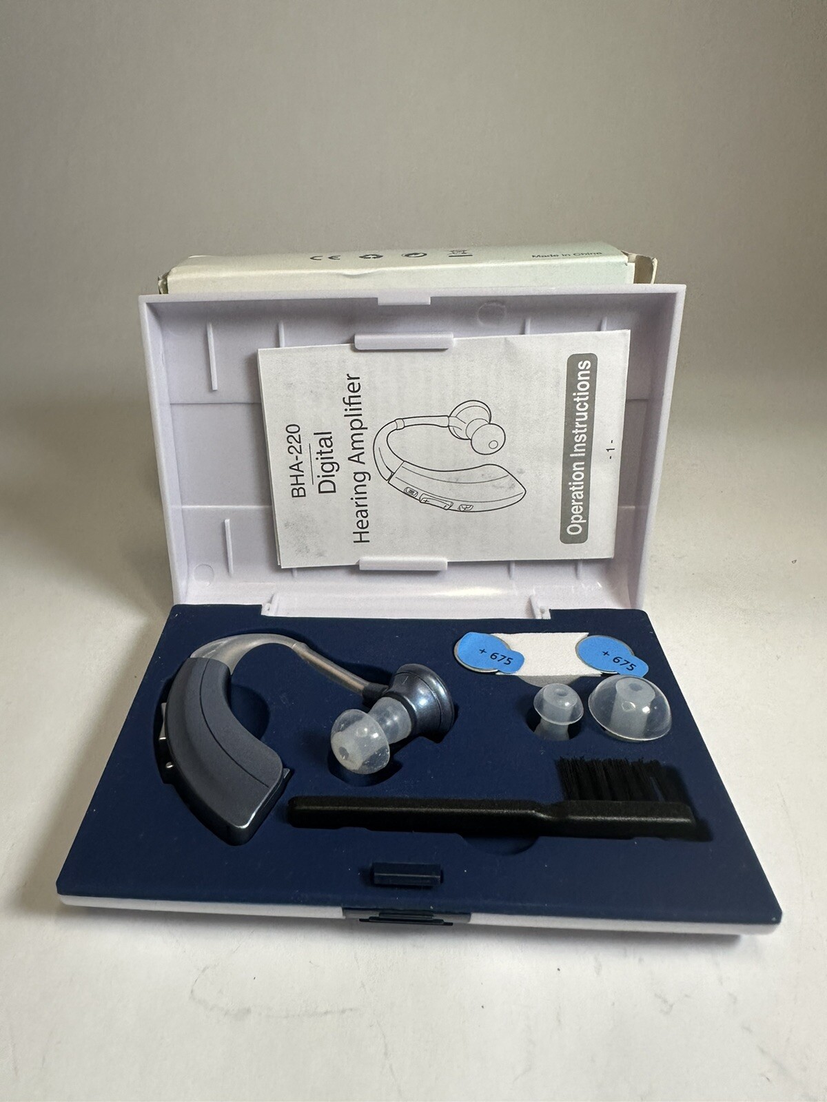 Britzgo Personal Digital Hearing Aid Amplifier Bha220 "FDA Approved