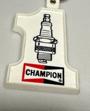 Vintage Champion Spark Plugs Auto Car Automotive Automobile Parts Keychain