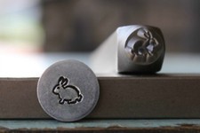 SUPPLY GUY 6mm Easter Bunny Metal Punch Design Stamp SGCH-260