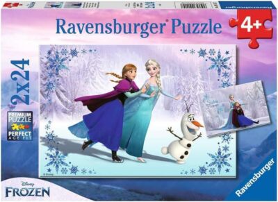 Ravensburger Disney Frozen Sisters Always Puzzle Set, 2 x 24 Piece Jigsaw Puzzle