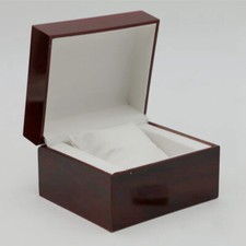 Wristwatch Luxury Single Slot Wooden Wood Watch Case Box Organizer Storage USA