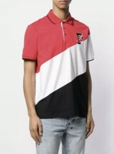   New Sz L Polo Ralph Lauren P-wing Performance Stretch Shirt Red Black White