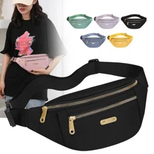 Men Women Fanny Pack Belt waist Bag Cross body Sling Shoulder Travel Sport Pouch