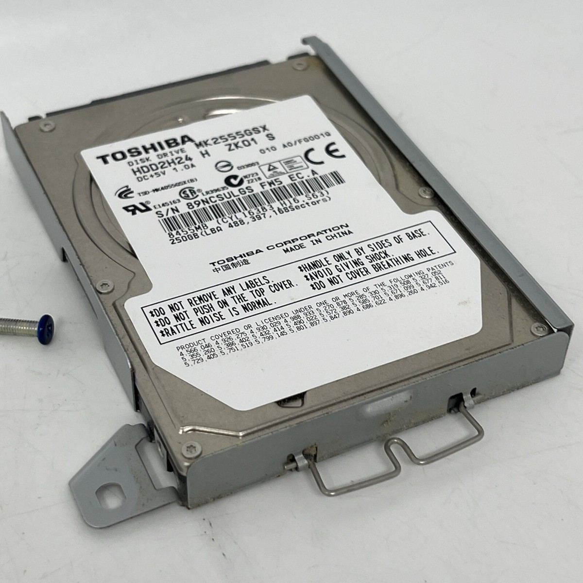 250GB Hard Drive HDD With Caddy, Screw For PlayStation 3 PS3 Slim