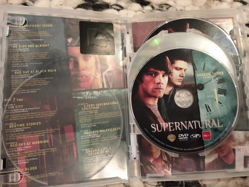 Supernatural - Season 3 (5x DVD) Region 4 Free Shipping - Picture 3 of 6