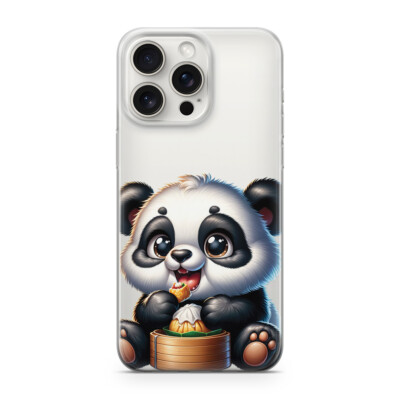 PANDA BABY Handy Hülle kompatibel mit iphone 14 PRO MAX MotivPanda Naschkater