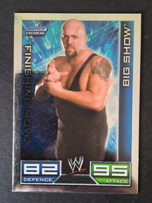 Big Show Finishing Move Smack Down Topps Slam Attax 2008 Catch Karte (A990)