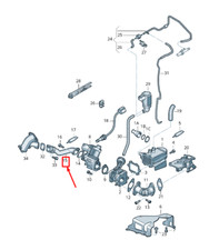 Tube d'échappement Audi A5