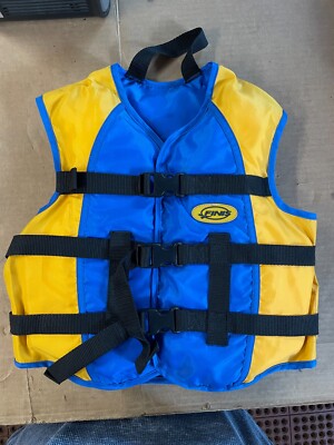Finis Youth Life Jacket, 50-90 lbs, Blue/Gold