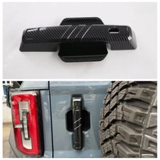 Tailgate Rear Door Handle Bowl Decor Cover Trim For Ford Bronco 23-25 ABS 2x 