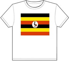 UGANDA COUNTRY FLAG T-SHIRT TEE PICTURE PHOTO kampala baganda africa luo 1849