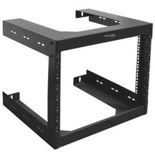 Wavenet WMR-8U-SW 8U 18'' Depth Open Frame Wall Racks Black