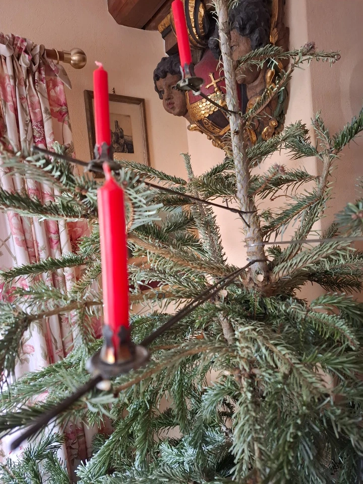 RAR!!! 15 antike Kerzenhalter, verstellbar, werden am Stamm befestigt, 3 Größen - Bild 4 von 4