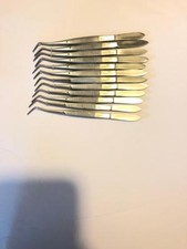 Dental Hygiene College Cotton Pliers Stainless Steel 1 Dozen 12pcs 