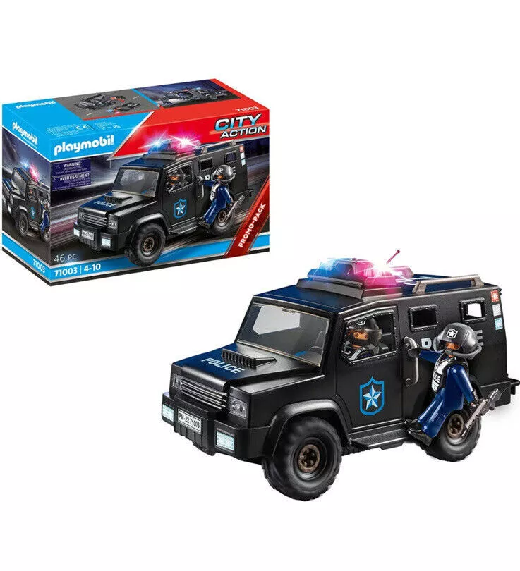 Playmobil 71003 Police City Action - Police SWAT Tactical Armored Vehicle  NEW!!