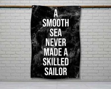 Motivational Gym Flag - Fitness Wall Art Home Gym Decor