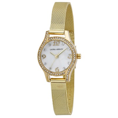 Laura Ashley Mini Mesh Bracelet Watch Comes in a Free Gift Box