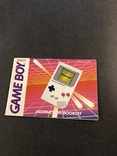 gameboy system instruction Manual Insert