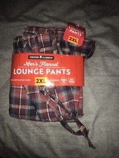 Fireside Classics Men's Burgundy Flannel Pants - XX-Large Model Number: PW507