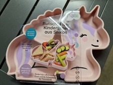 Melli Rutschfester Kinderteller aus Silikon