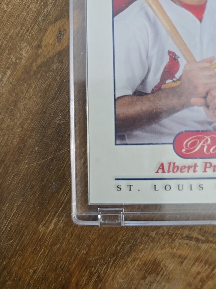 2001 Donruss Studio Albert Pujols Rookie Card 191 088/700 Cardinals