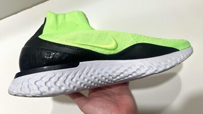 Nike Rise React Flyknit Shoes Lime Blast/Black [AV5554-330] Men’s Size 9 - Rare Nike | Shoes | Nike Rise React Flyknit Shoes Lime Blastblack  main image 2