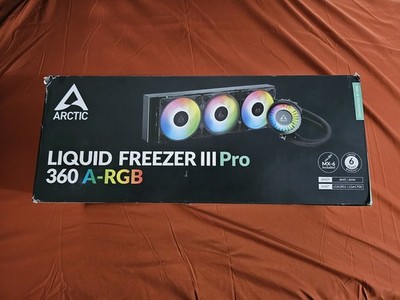 Arctic Liquid Freezer III Pro 360 A-RGB Liquid CPU Cooler Black Multicolor