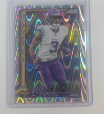 Topps Chrome Wave Jordan Addison Minnesota Vikings #202 Football Card 2023