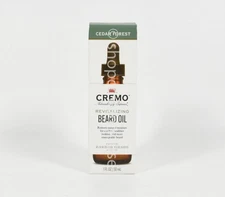 Cremo Revitalizing BEARD OIL Cedar Forest scent Barber Grade 1 fl oz