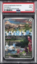 2023 POKEMON PAR EN-PARADOX RIFT ILLUSTRATION RARE #213 SWABLU PSA 9