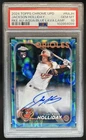 2024 Topps Chrome Jackson Holliday Rookie Auto Lava Lamp Aqua/Blue #/175 PSA 10