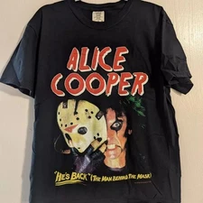 90s Alice Cooper basic Style Unisex T shirt Heavy cotton tee Remake S-5XL